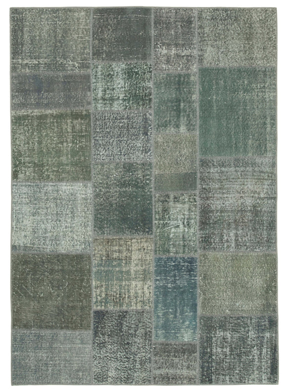 6x8 Grey Patchwork Rug - 20260