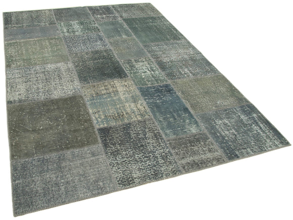 6x8 Grey Patchwork Rug - 20260