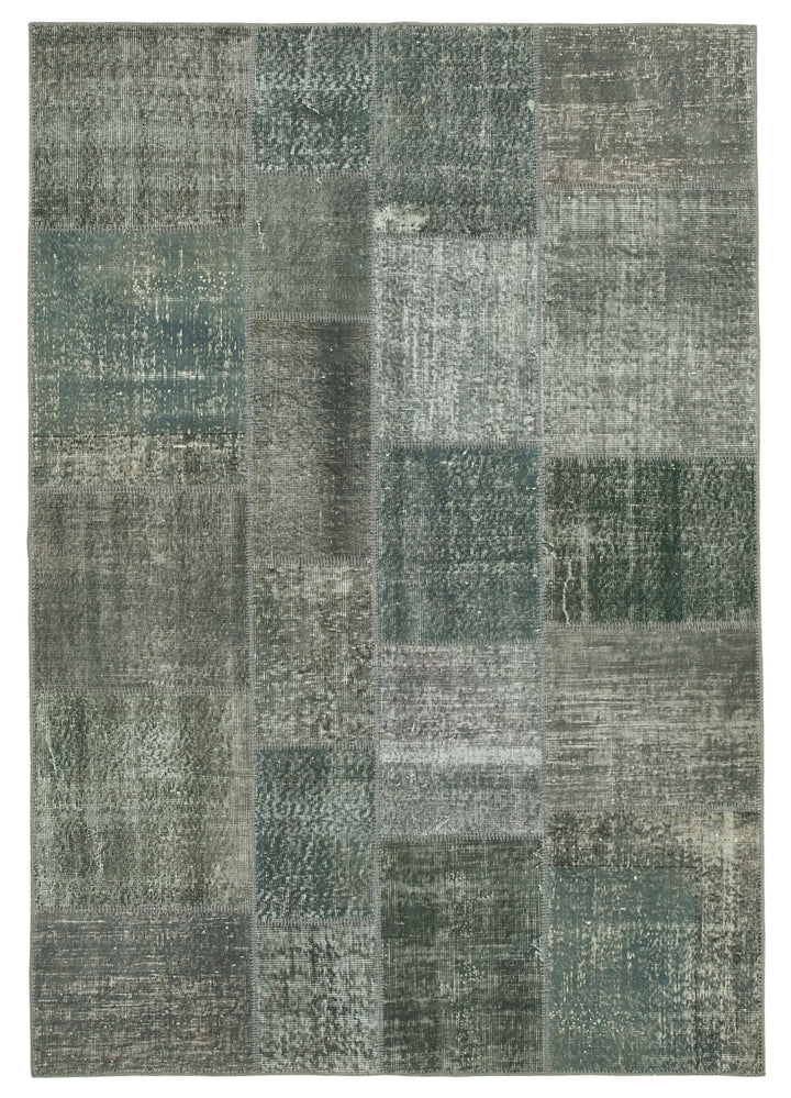 6x8 Grey Patchwork Rug - 20264