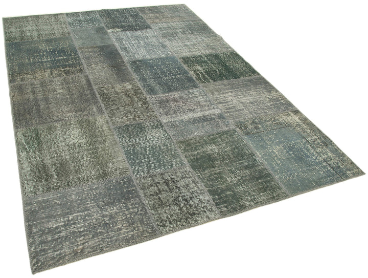 6x8 Grey Patchwork Rug - 20264
