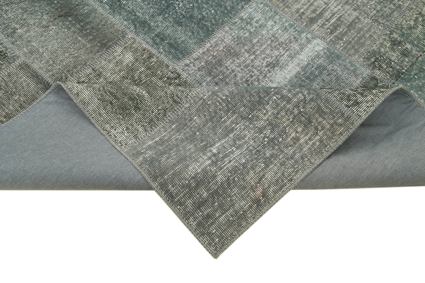 6x8 Grey Patchwork Rug - 20264