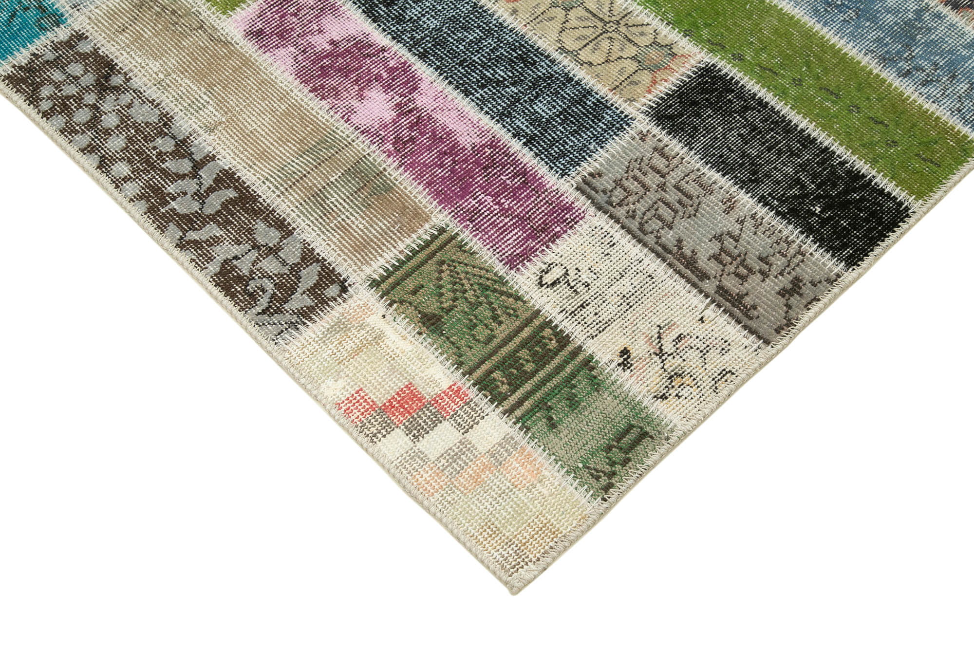 6x8 Multicolor Patchwork Rug - 20863