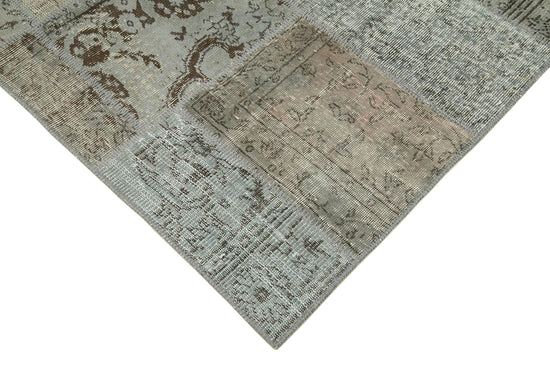 6x8 Grey Patchwork Rug - 20865