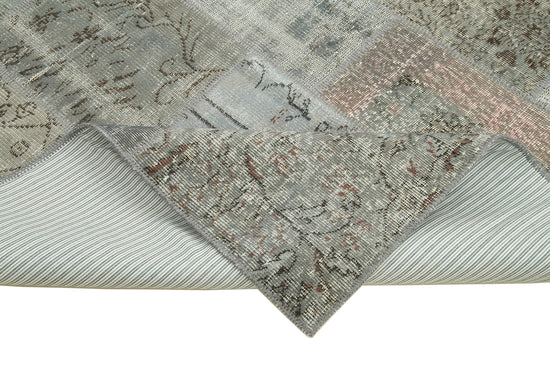 6x8 Grey Patchwork Rug - 20865