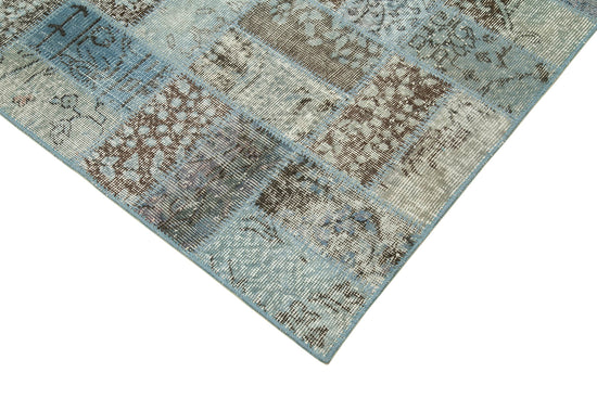 6x8 Blue Patchwork Rug - 20870