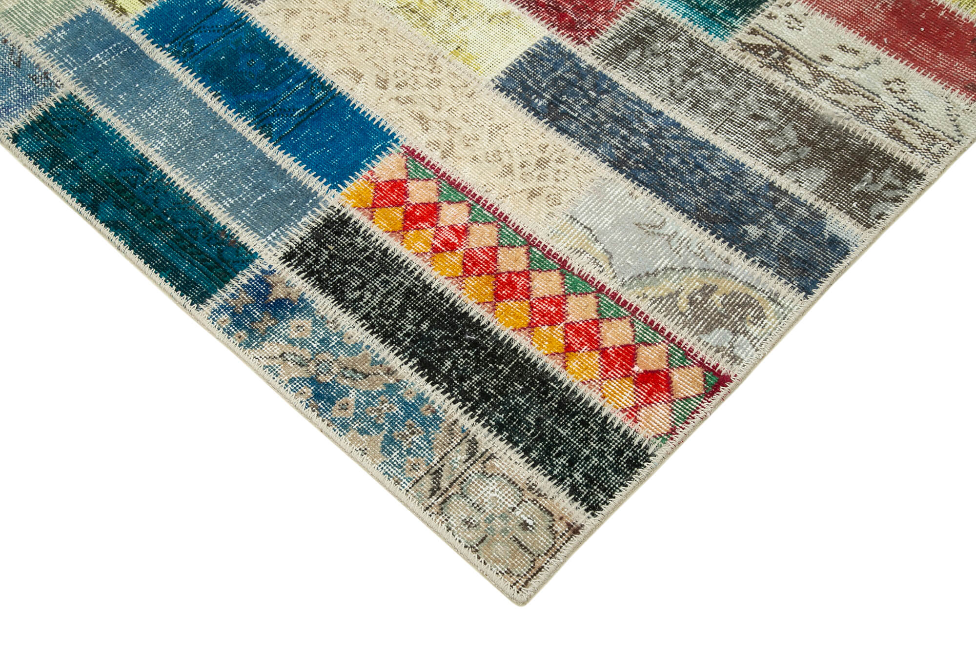 5x8 Multicolor Patchwork Rug - 20871