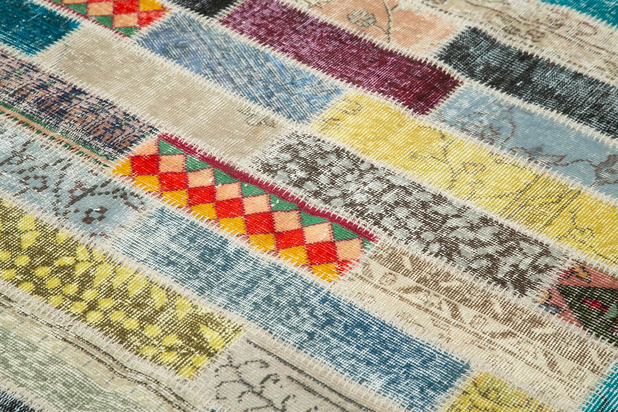 5x8 Multicolor Patchwork Rug - 20871