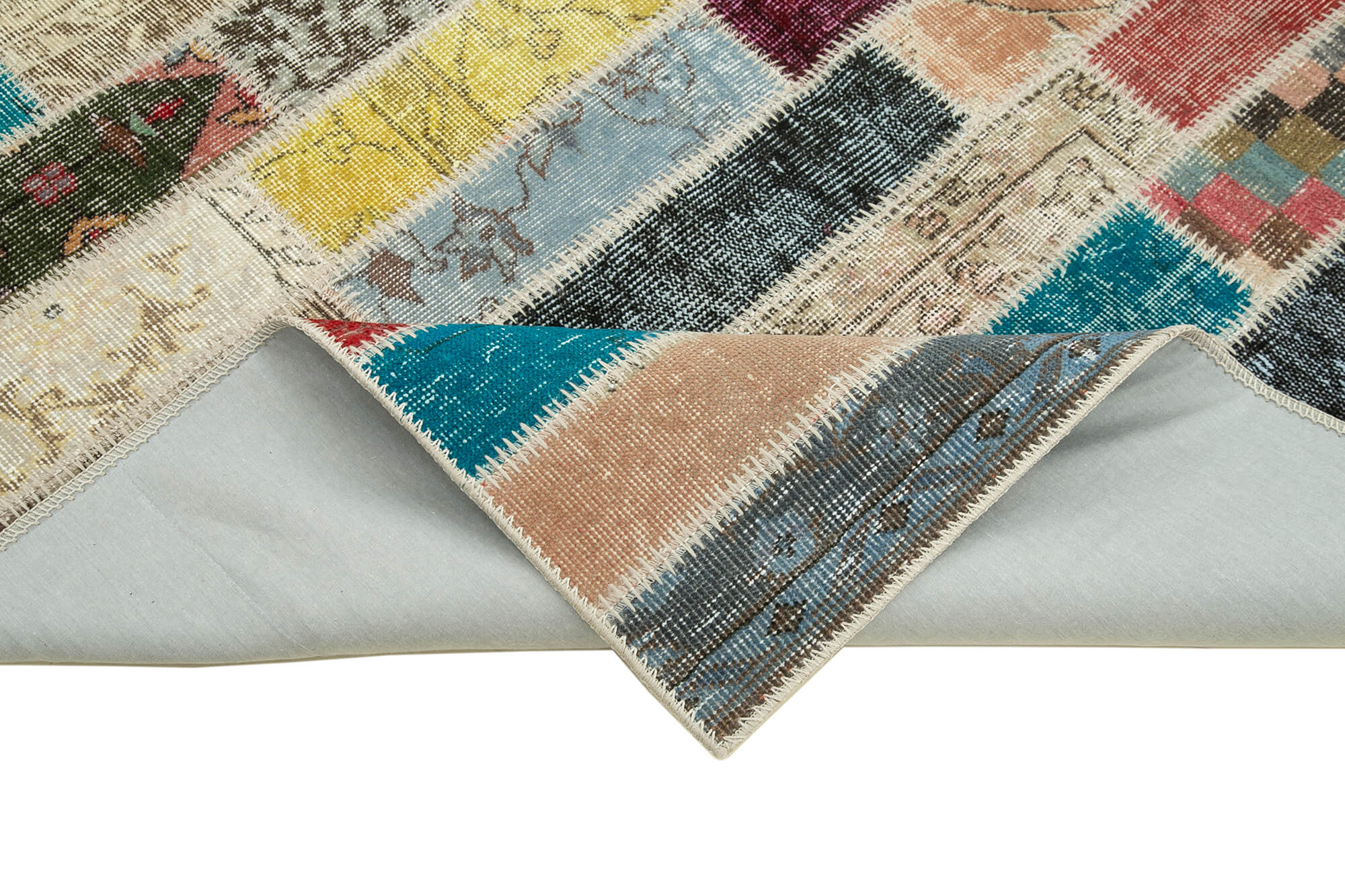 5x8 Multicolor Patchwork Rug - 20871