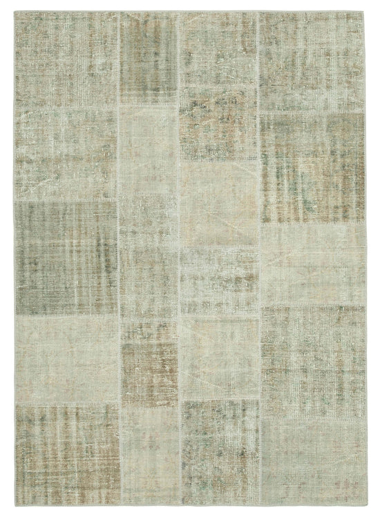 6x8 Beige Patchwork Rug - 20903