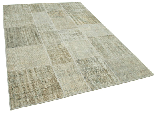 6x8 Beige Patchwork Rug - 20903