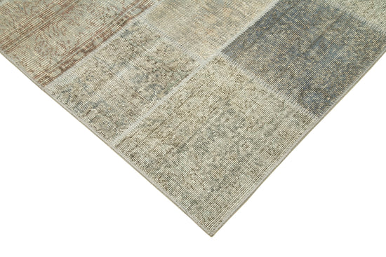 6x8 Grey Patchwork Rug - 20910