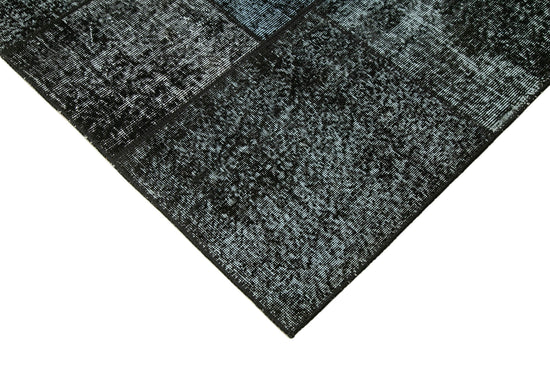 6x8 Black Patchwork Rug - 20912