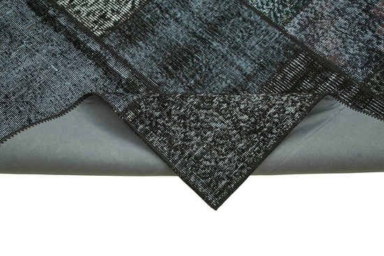 6x8 Black Patchwork Rug - 20912