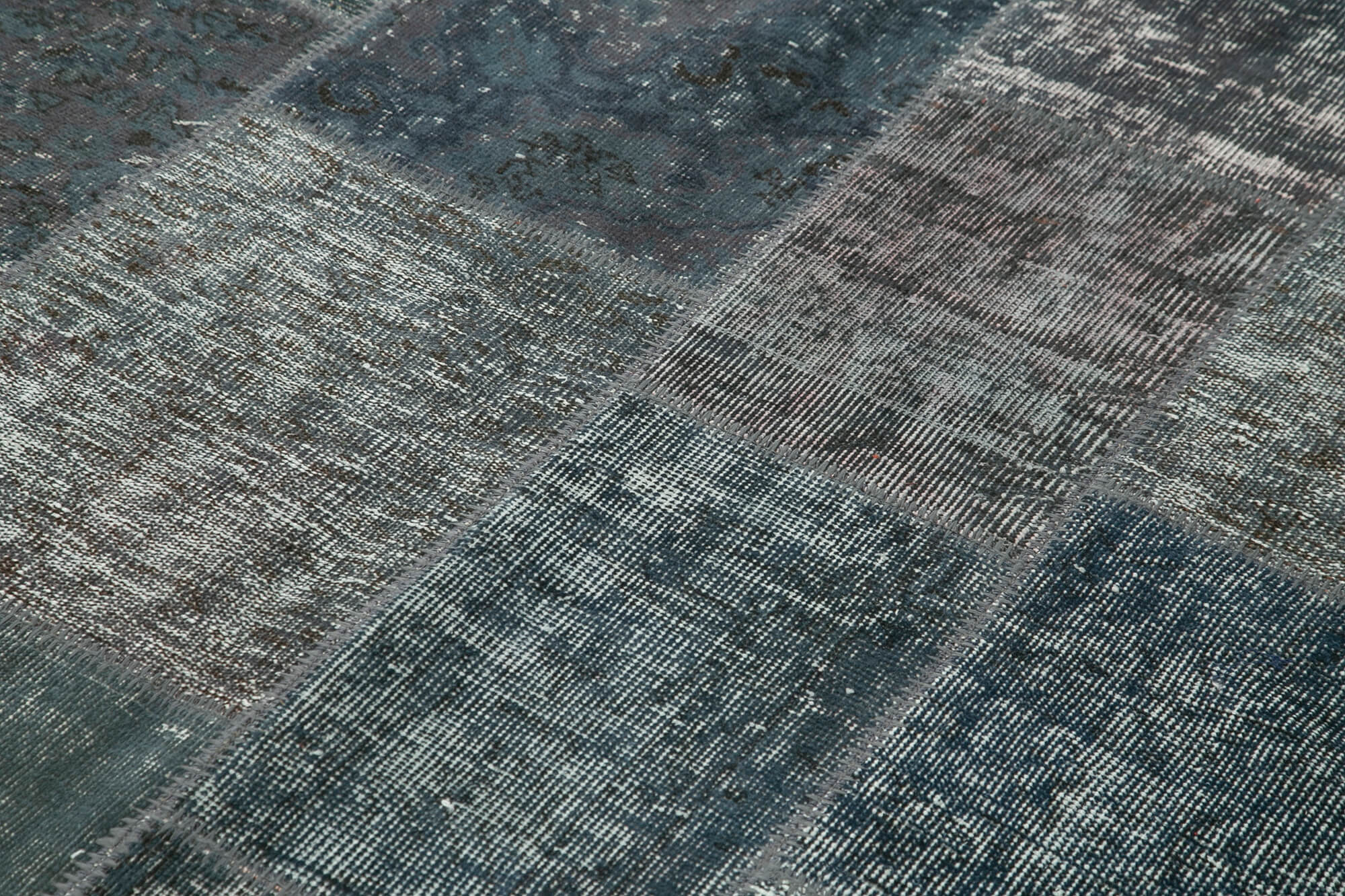 6x8 Grey Patchwork Rug - 20914