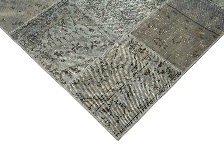 6x8 Grey Patchwork Rug - 20916