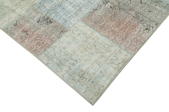 6x8 Blue Patchwork Rug - 20925