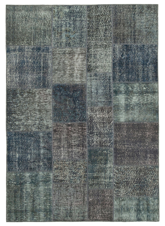 6x8 Grey Patchwork Rug - 20933
