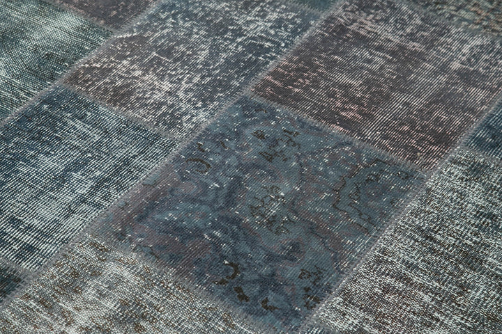 6x8 Grey Patchwork Rug - 20933