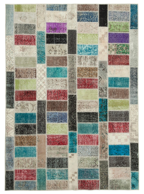6x8 Multicolor Patchwork Rug - 20936