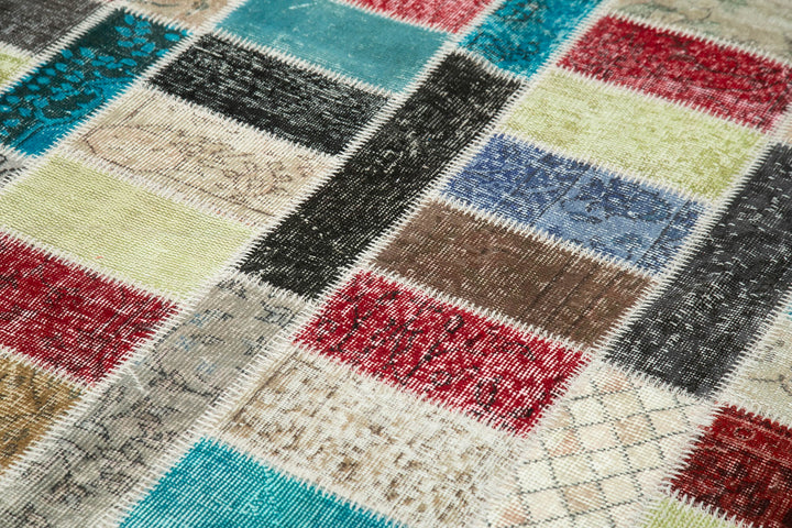 6x8 Multicolor Patchwork Rug - 20936