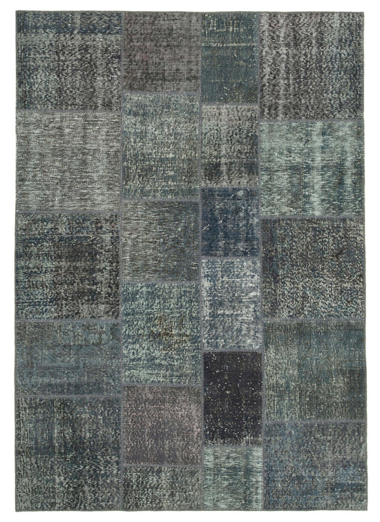 6x8 Grey Patchwork Rug - 20942