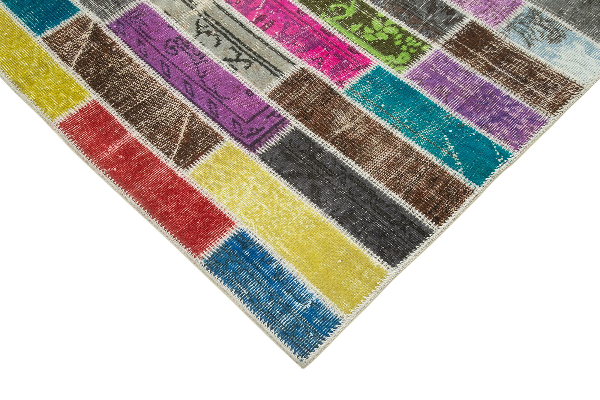 6x8 Multicolor Patchwork Rug - 20944