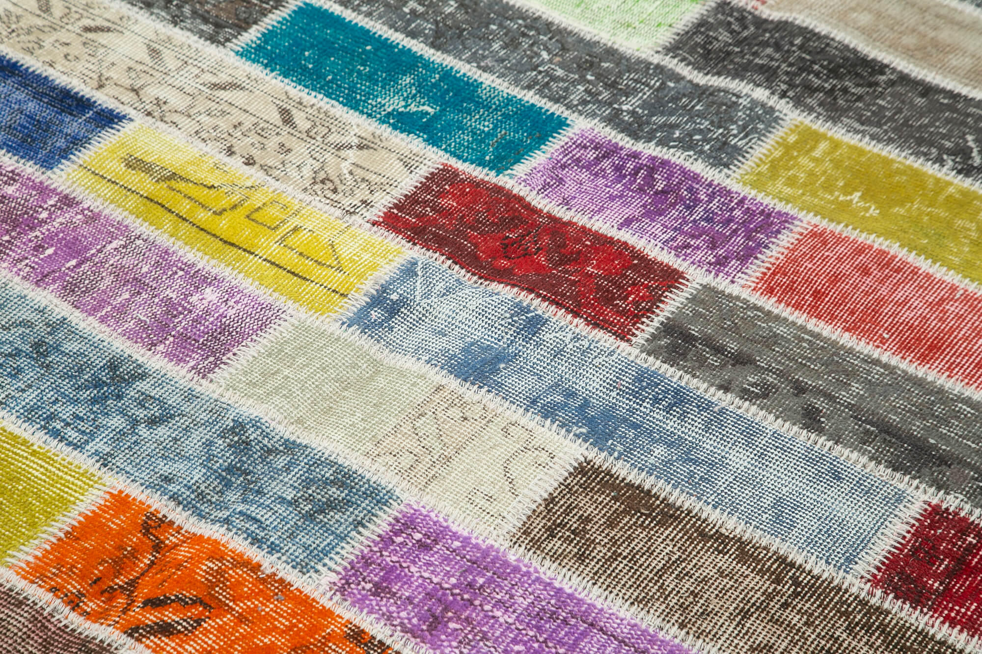 6x8 Multicolor Patchwork Rug - 20944