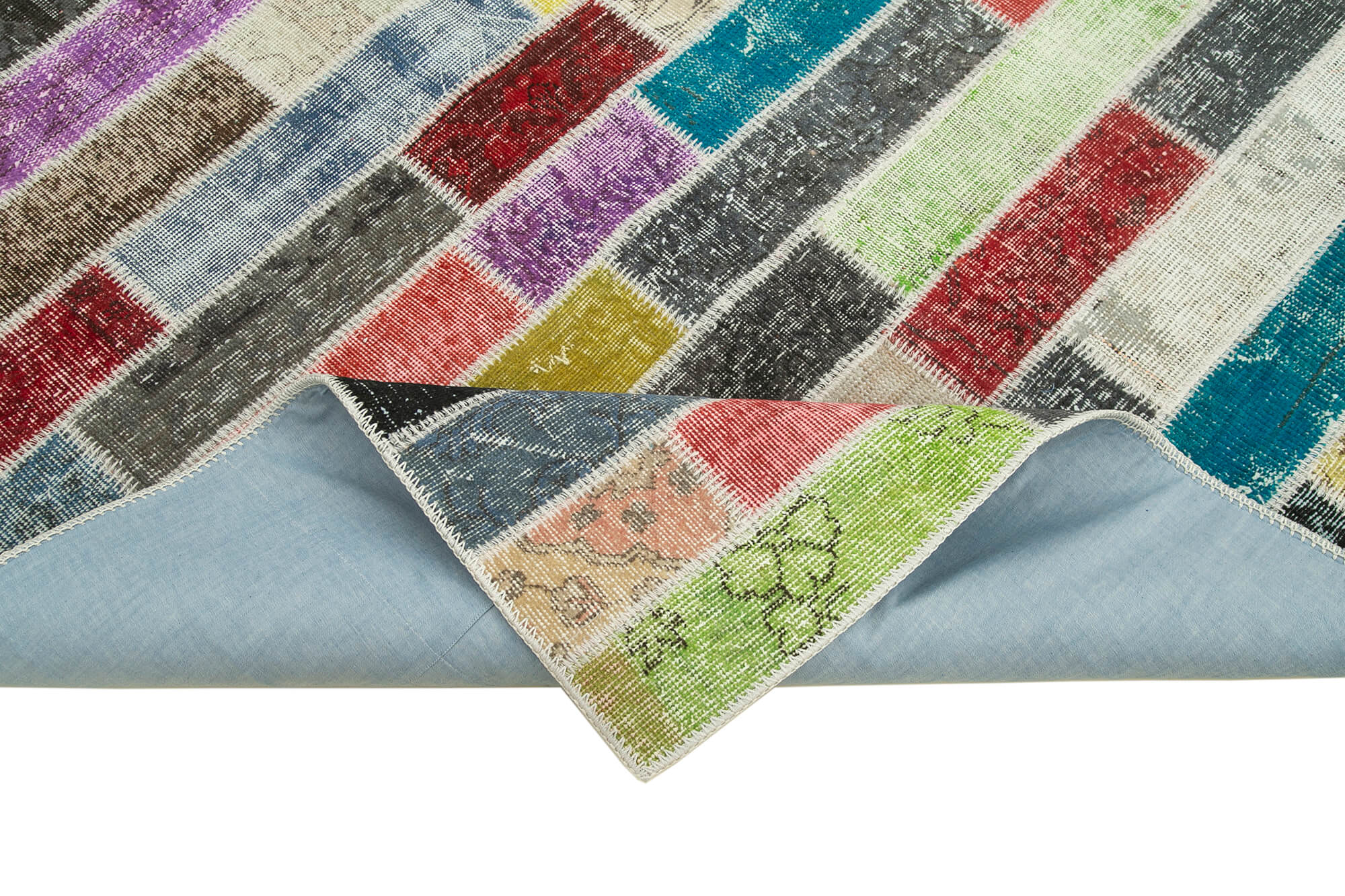 6x8 Multicolor Patchwork Rug - 20944