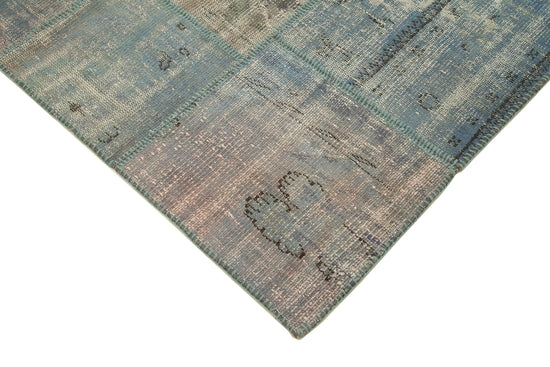 6x8 Blue Patchwork Rug - 20945