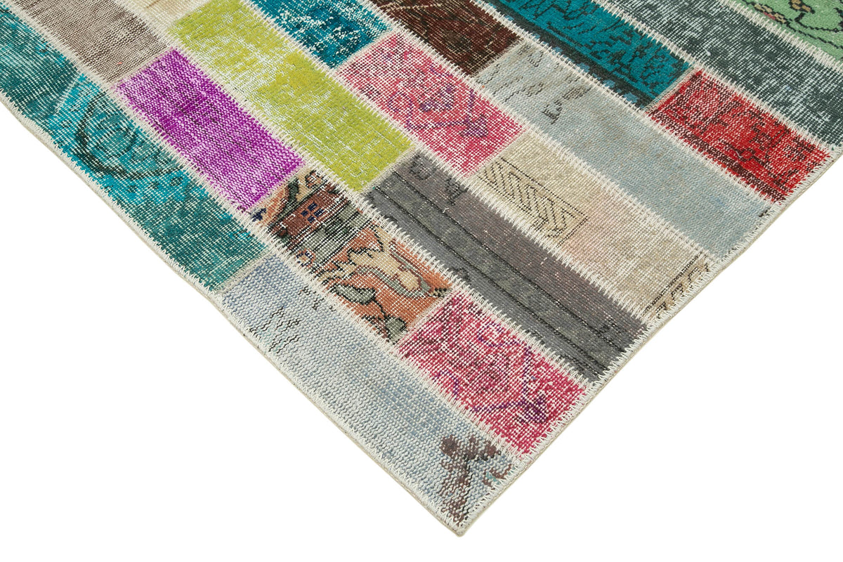 6x8 Multicolor Patchwork Rug - 20946