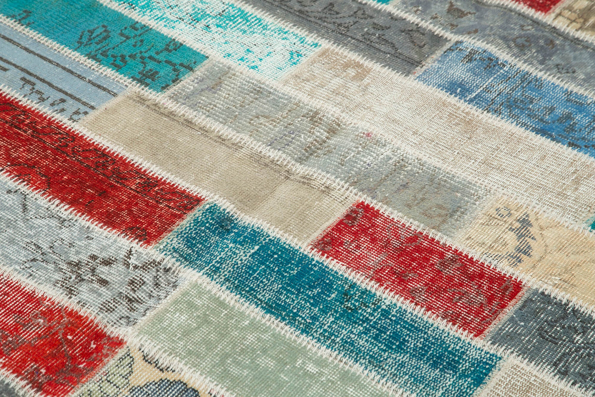 6x8 Multicolor Patchwork Rug - 20946