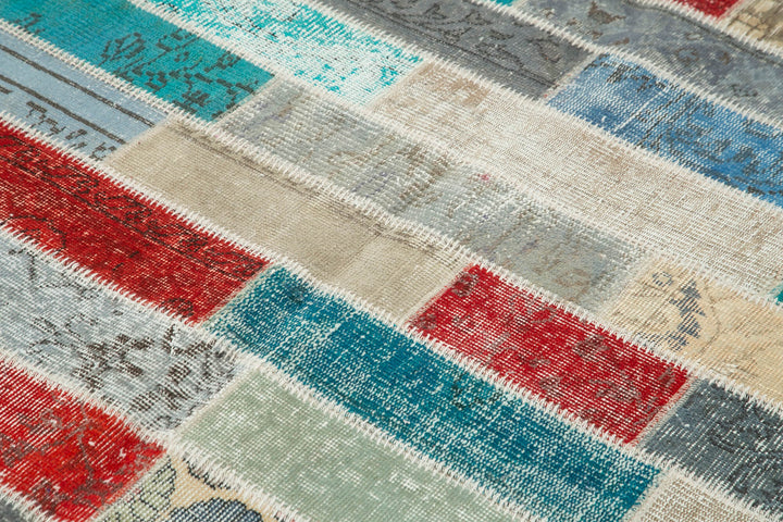 6x8 Multicolor Patchwork Rug - 20946