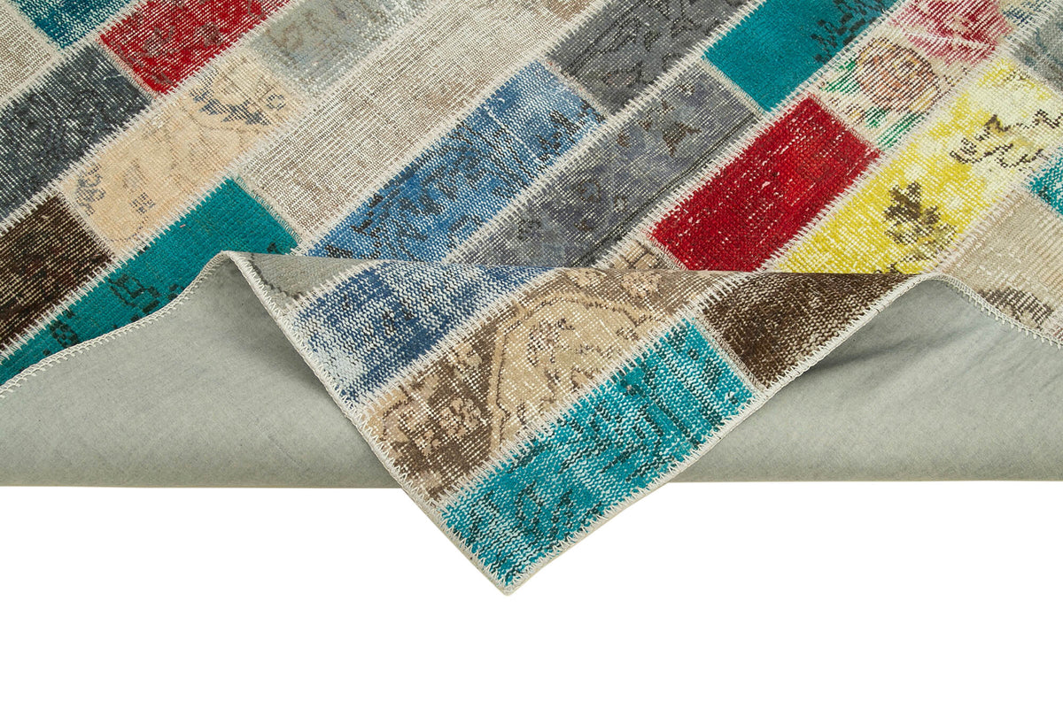 6x8 Multicolor Patchwork Rug - 20946