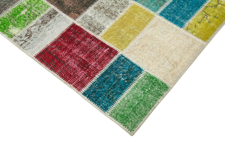 6x7 Multicolor Patchwork Rug - 20948