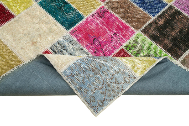 6x7 Multicolor Patchwork Rug - 20948