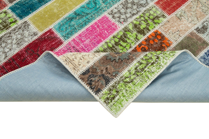 6x7 Multicolor Patchwork Rug - 20949
