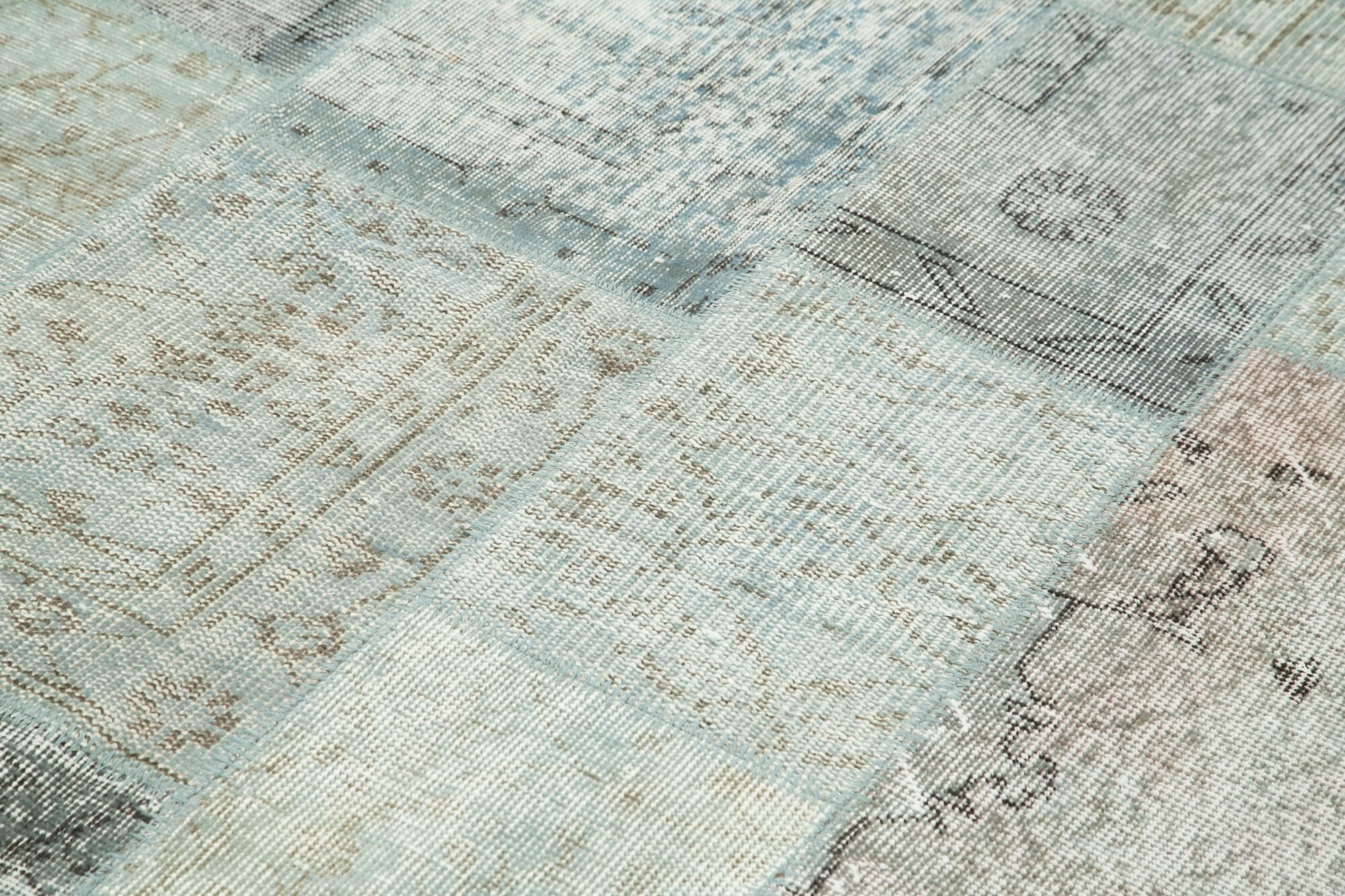 6x8 Blue Patchwork Rug - 20950