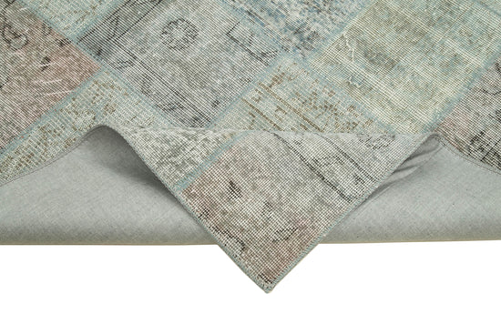 6x8 Blue Patchwork Rug - 20950