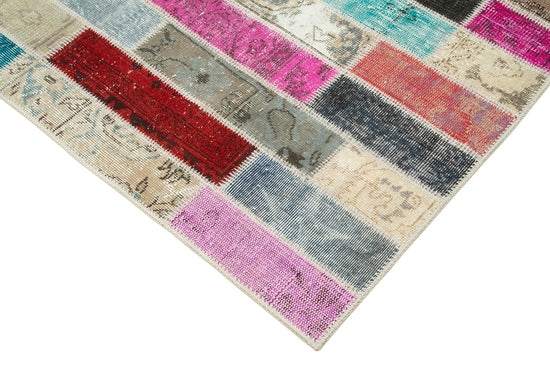 6x8 Multicolor Patchwork Rug - 20951