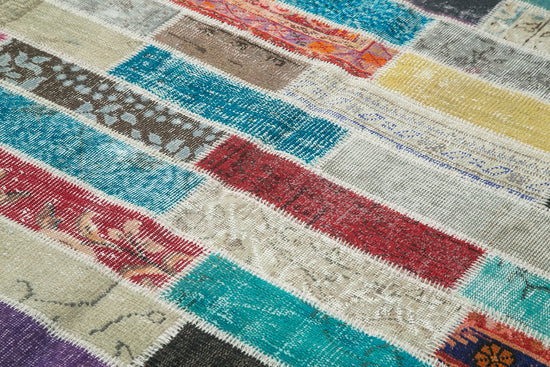 6x8 Multicolor Patchwork Rug - 20951