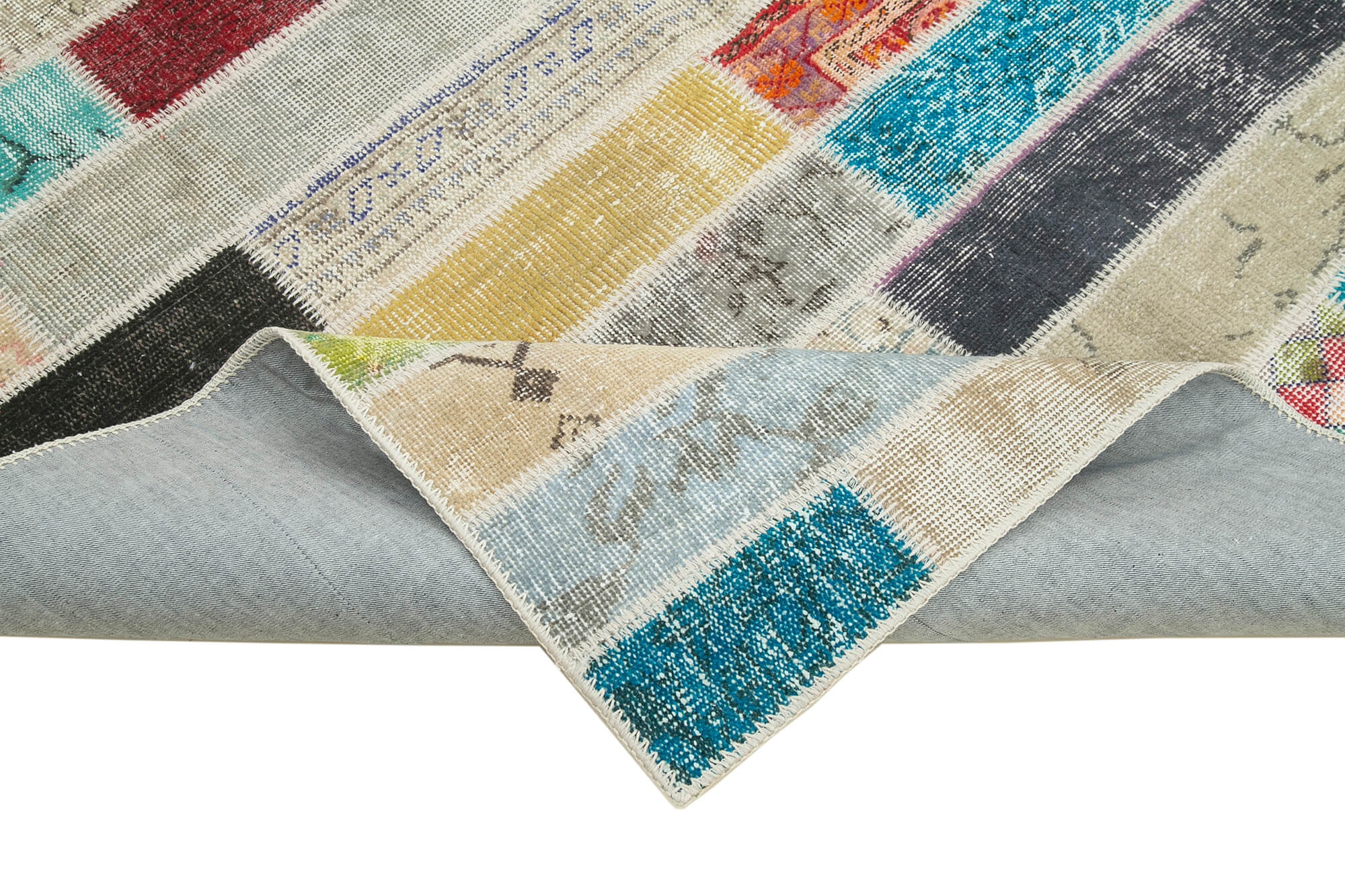 6x8 Multicolor Patchwork Rug - 20951