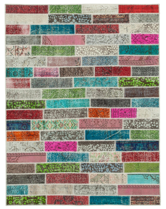 6x7 Multicolor Patchwork Rug - 20953