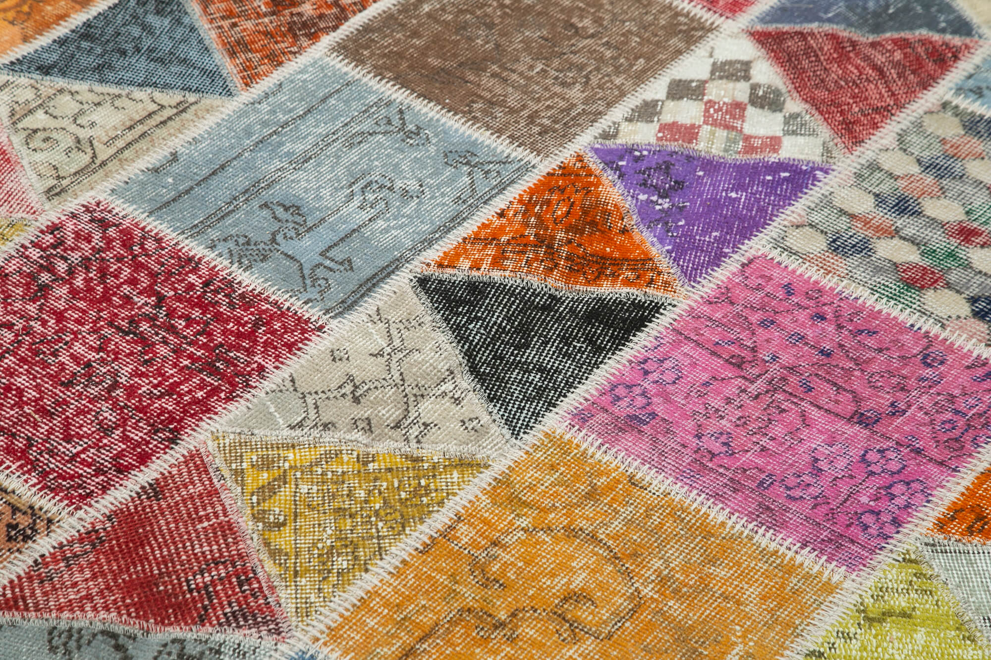 6x8 Multicolor Patchwork Rug - 20955