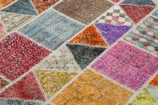 6x8 Multicolor Patchwork Rug - 20955
