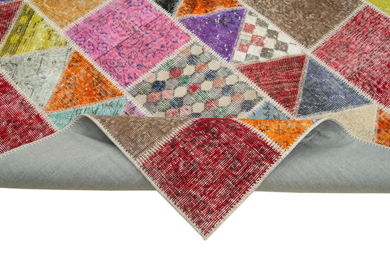 6x8 Multicolor Patchwork Rug - 20955