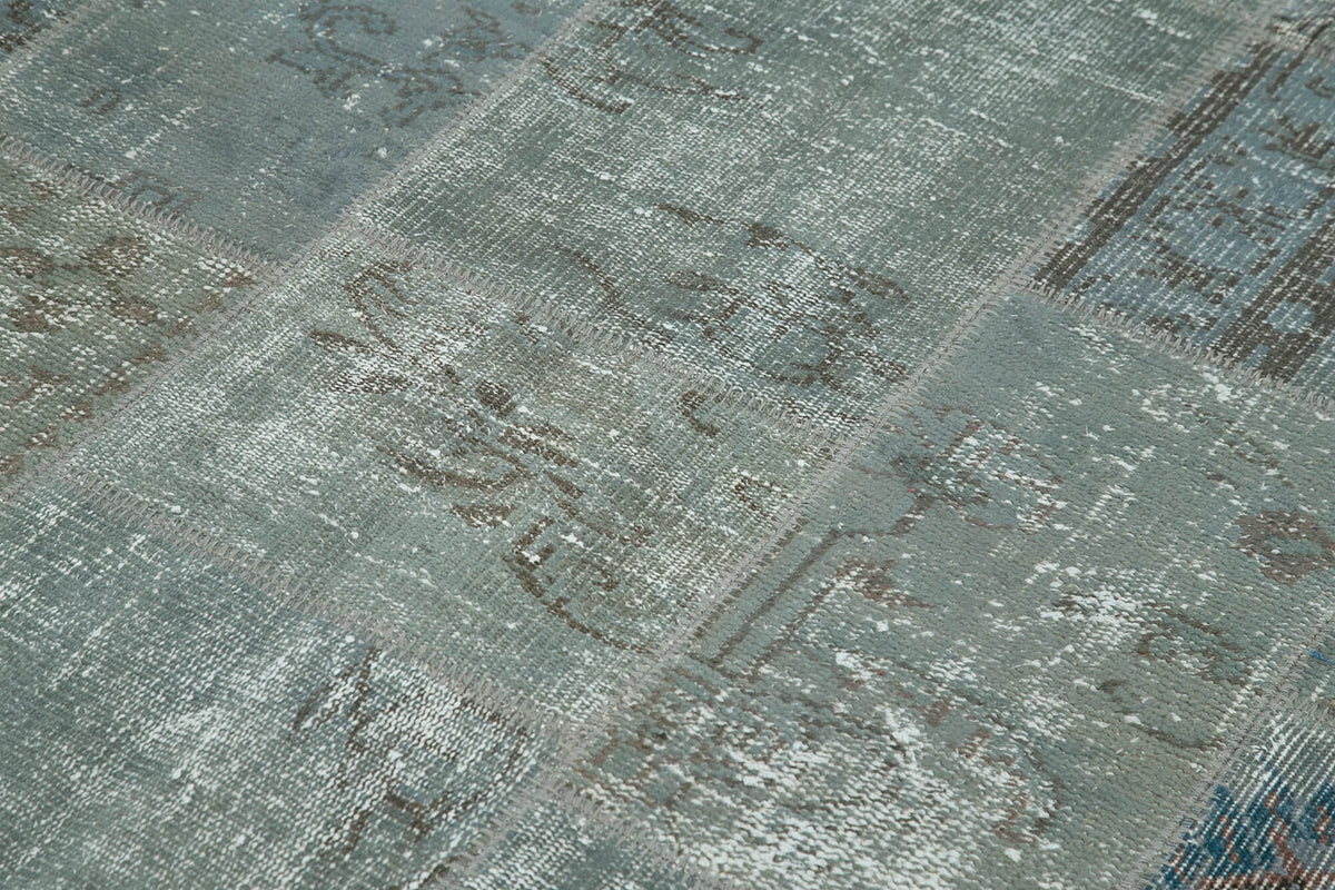 6x8 Grey Patchwork Rug - 20958