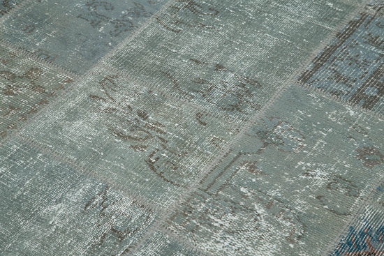 6x8 Grey Patchwork Rug - 20958