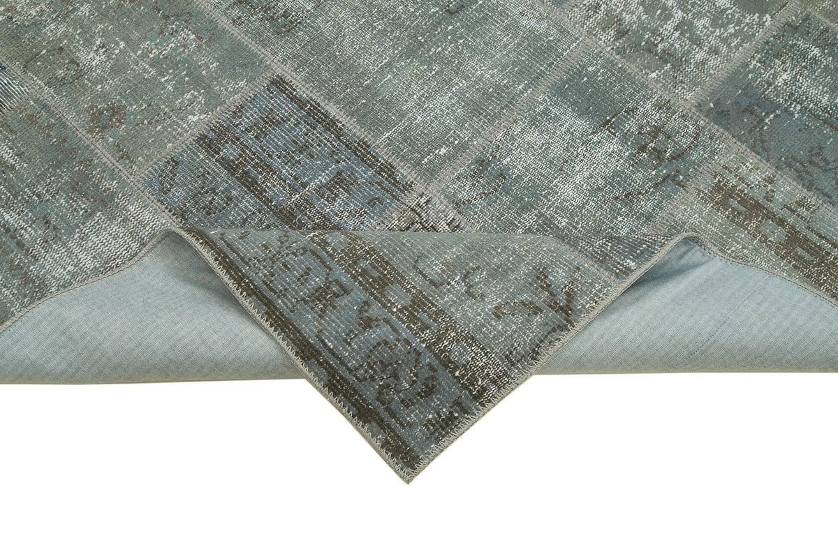 6x8 Grey Patchwork Rug - 20958