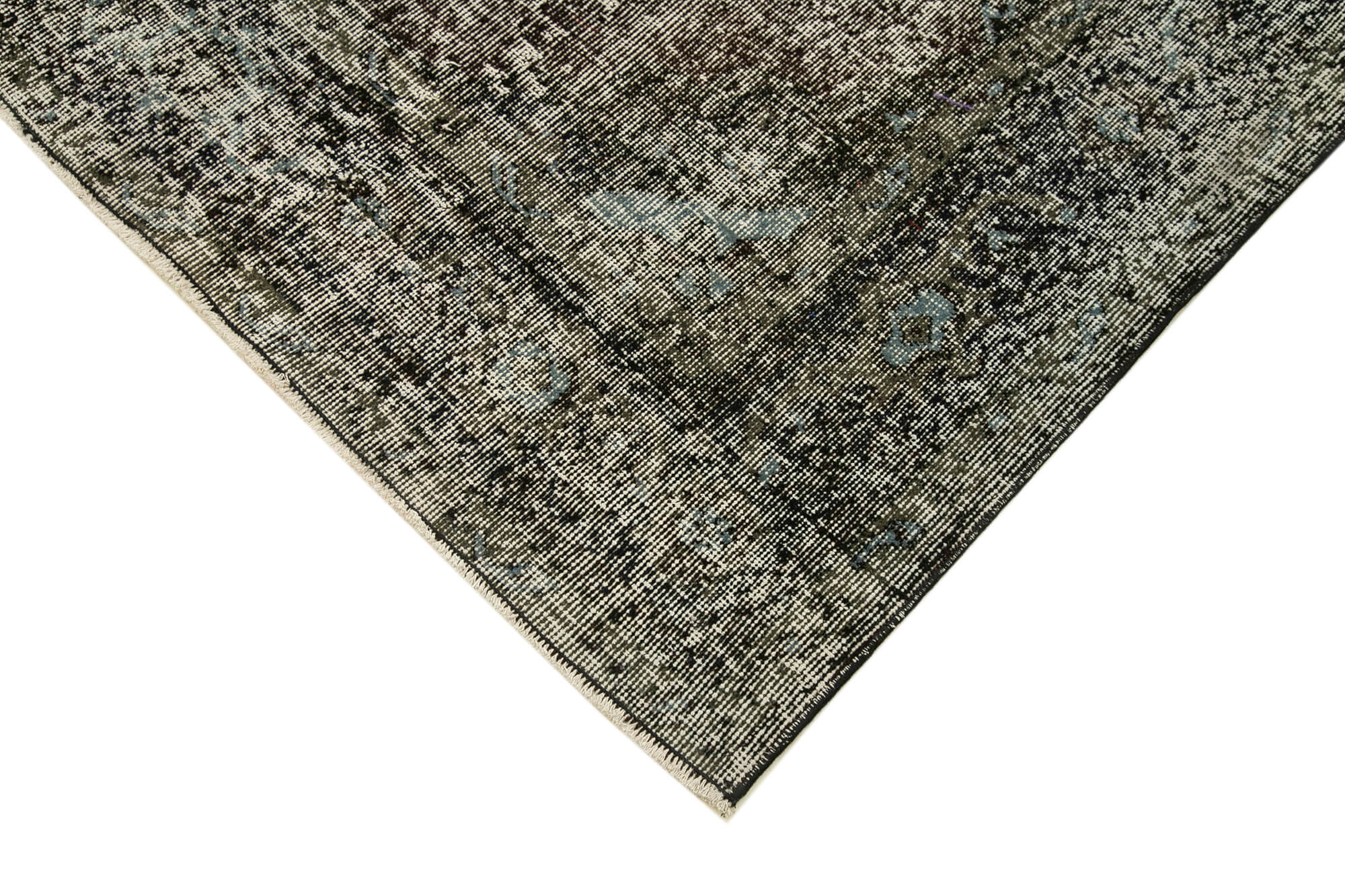 5x13 Black Turkish Over Dyed Runner Rug - 21713