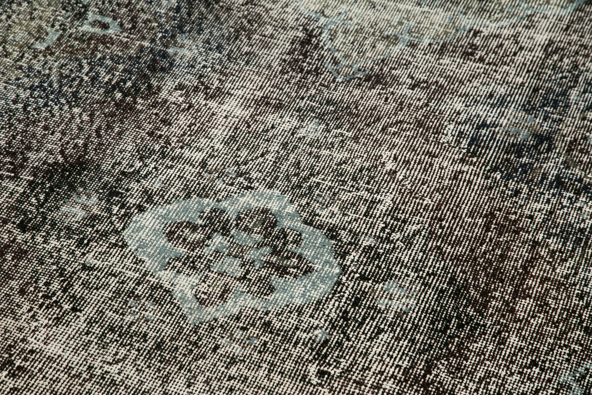 5x13 Black Turkish Over Dyed Runner Rug - 21713